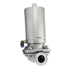 Het Diafragmaklep van de roestvrij staal Triklem met Pneumatische Actuator