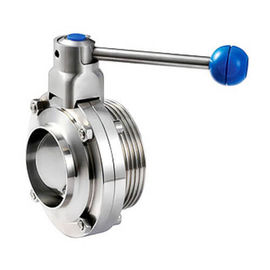 304 316L-de Hygiënische Rang van de Roestvrij staalVleugelklep voor Waterindustrie