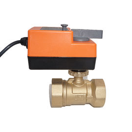 24V DN50 2 Manier Elektrische Aangedreven Kogelklep voor het Systeem van de Waterbehandeling