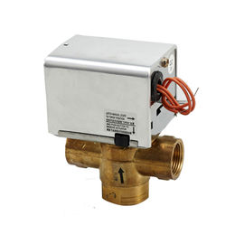 2 de Terugkeer Elektrische Kogelklep van de manier/3 Manier Lente voor het Systeem van FCU/HVAC-