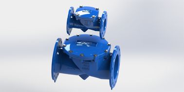Dubbele de Controleklep van het Flenswater met Nylon de Versterkingsschijf van EPDM