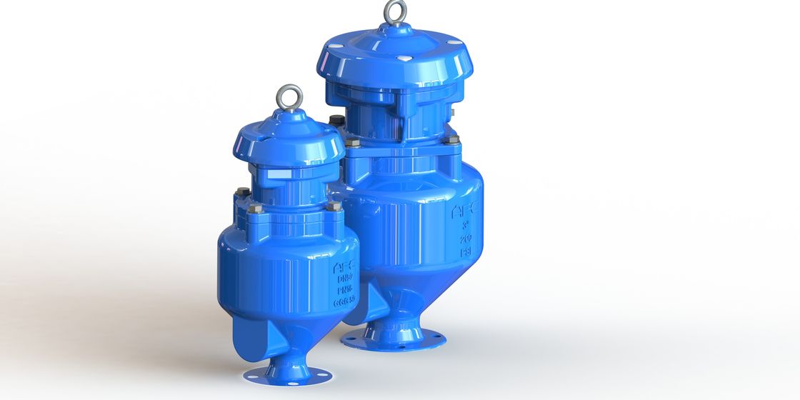 Blauwe RAL 5010 Klep van de Lucht de Vacuümversie Epoxy Met een laag bedekt voor het Systeem van het Rioleringswater