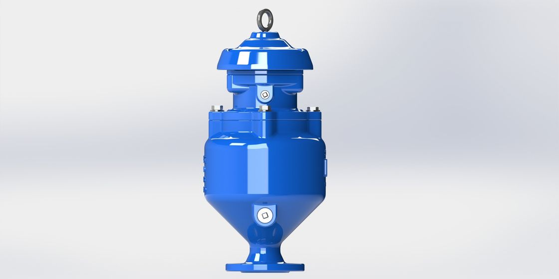 Blauwe RAL 5010 Klep van de Lucht de Vacuümversie Epoxy Met een laag bedekt voor het Systeem van het Rioleringswater