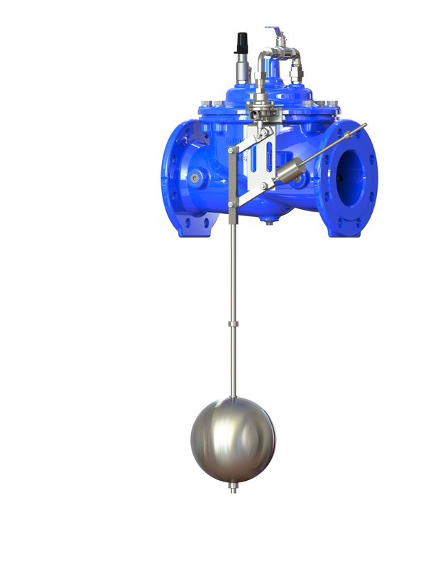 SS 304 Proeffloat control valve met Nylon de Versterkingsdiafragma van EPDM
