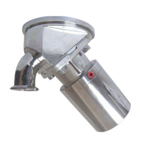SS304/Sanitaire het Diafragmaklep van SS316L, de Pneumatische Klep van de Tankbodem