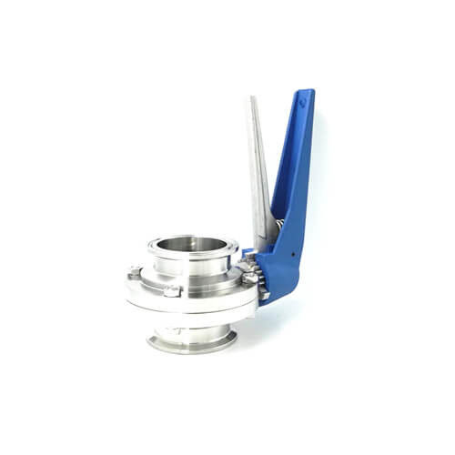 Corrosiebestendige Sanitaire Vleugelklep voor Farmaceutische/Chemische Industrie