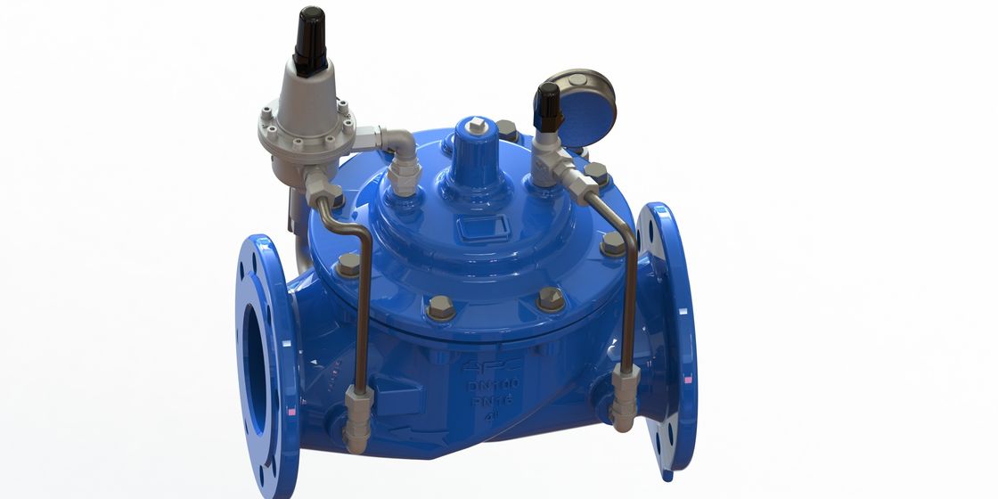 De kneedbare Druk die van het Ijzerwater Klep voor Watersysteem/Irrigatiesysteem verminderen
