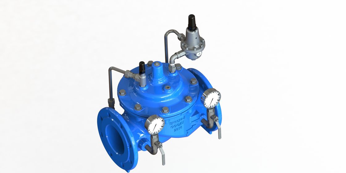 Epoxy Met een laag bedekte Waterdruk die Klep voor Landbouwirrigatiesysteem verminderen