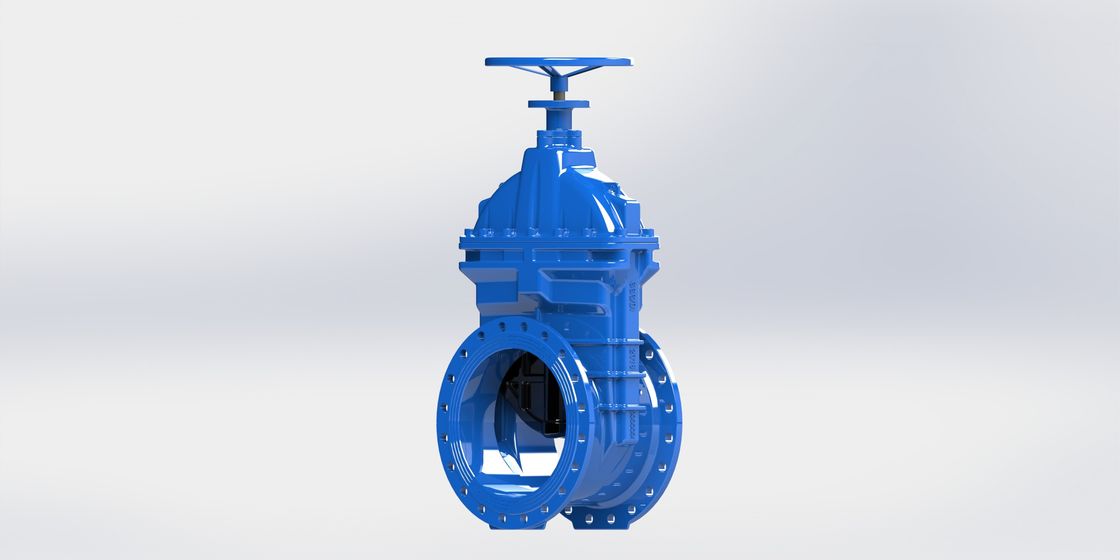 De zachte Gezette Klep van de Waterpoort, FBE Met een laag bedekte Kneedbare Ijzer Van een flens voorzien Poortklep