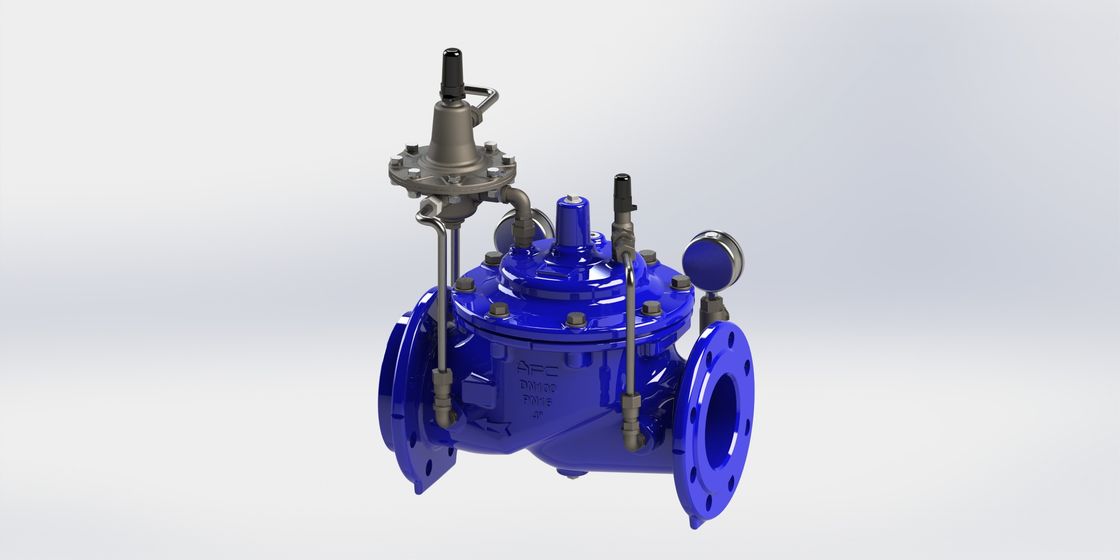 Duurzame Stroom Rate Control Valve, Blauwe RAL 5010 Constant Flow Valve