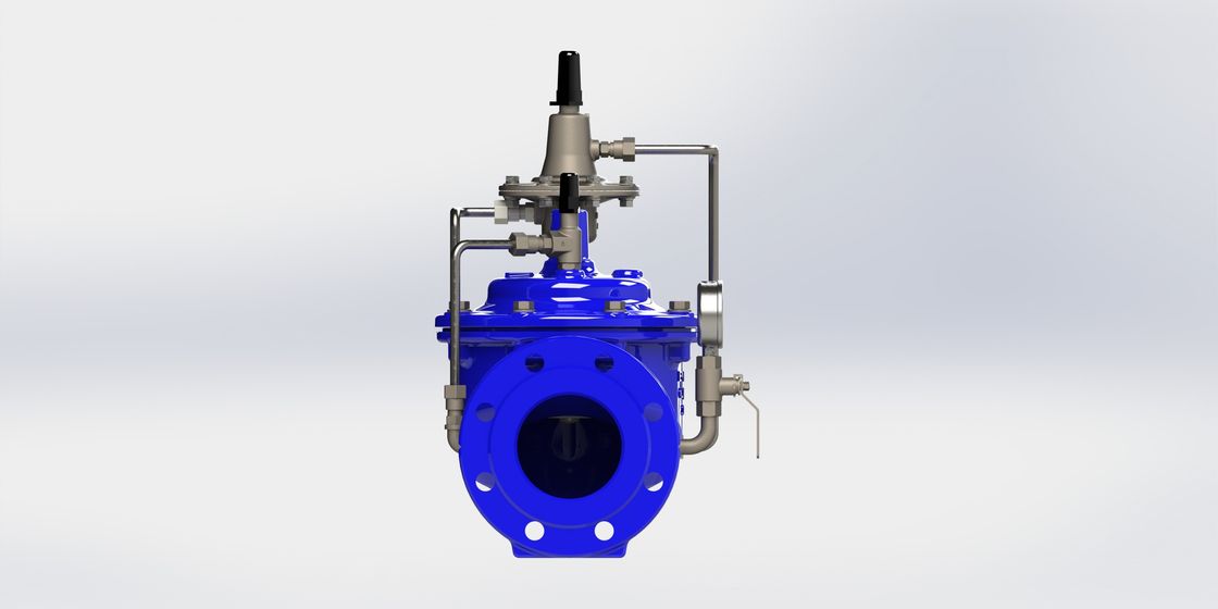 Roestvrij staal Proeffluid control valve met Nylon Versterkingsdiafragma