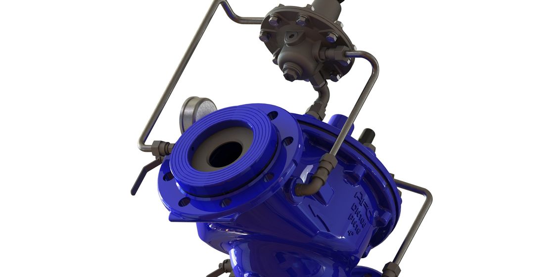 Hydraulisch In werking gestelde Vloeibare Controleklep met Kneedbaar Ijzerlichaam
